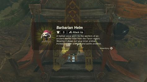 how to find barbarian helmet.